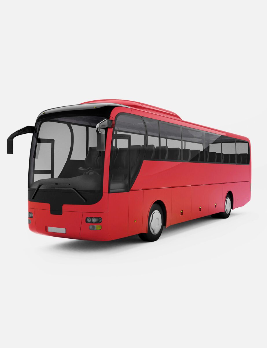 A parked coach.