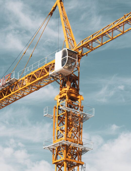 A large tower crane.