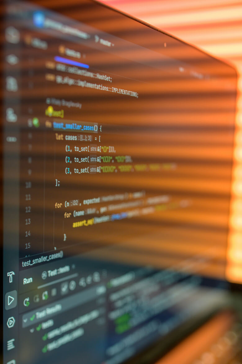 A compute screen with code on it